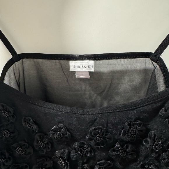 Intimissimi Black Sheer Lace Top - Picture 6 of 7